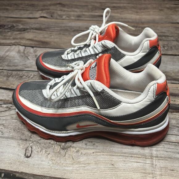 Nike Air Max 24/7 White Team Orange Dark Grey US Men\'s Size 8 [397252-101]